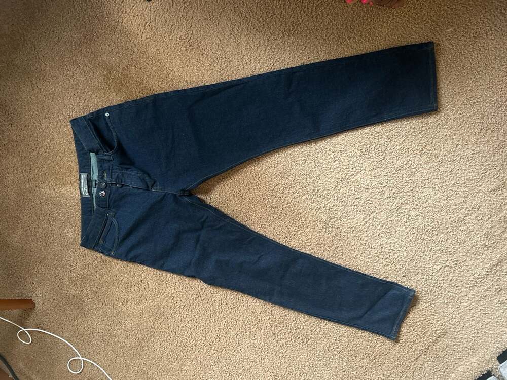 French Connection Men's Slim Fit Dark Wash Indigo Jeans W32 L32